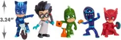 PJ Masks Collectible 5-Piece Figure Set,Catboy, Owlette, Gekko, Romeo, And Night Ninja, By Just Play 11 PJ Masks Collectible 5-Piece Figure Set,Catboy, Owlette, Gekko, Romeo, And Night Ninja, By Just Play -Cuddle House Toys Shop PJMasksCollectible5 PieceFigureSet Catboy Owlette Gekko Romeo andNightNinja byJustPlay3