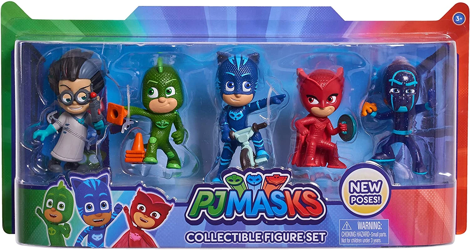 PJ Masks Collectible 5-Piece Figure Set,Catboy, Owlette, Gekko, Romeo, And Night Ninja, By Just Play 8 PJ Masks Collectible 5-Piece Figure Set,Catboy, Owlette, Gekko, Romeo, And Night Ninja, By Just Play - Image 8