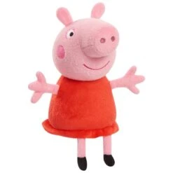 Peppa Pig 8-inch Bean Plush Peppa Pig, Super Soft & Cuddly Small Plush Stuffed Animal -Cuddle House Toys Shop PeppaPig8 inchBeanPlushPeppaPig2