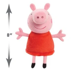 Peppa Pig 8-inch Bean Plush Peppa Pig, Super Soft & Cuddly Small Plush Stuffed Animal -Cuddle House Toys Shop PeppaPig8 inchBeanPlushPeppaPig3
