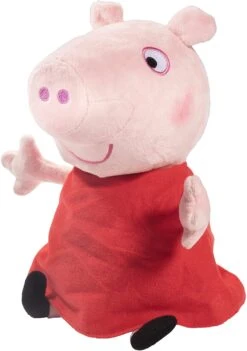 Peppa Pig Hug N' Oink Plush Stuffed Animal Toy, Large 12 Inches - Press Peppa's Belly To Hear Her Talk, Giggle & Oink - Ages 18+ Months -Cuddle House Toys Shop PeppaPigHugN OinkPlushStuffedAnimalToy Large12Inches PressPeppa sBellytoHearHerTalk Giggle Oink Ages18 Months1