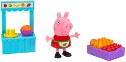 Peppa Pig Little Farmer’s Market Playset – 1 Farmer’s Market Playset, 1 Exclusive Figure, 1 Basket Of Fruits And Veggies, 1 Smoothie Stand -Cuddle House Toys Shop PeppaPigLittleFarmer sMarketPlayset2