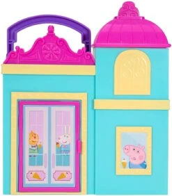 Peppa Pig Little Ice Cream Shop Playset, 4 Pieces - Includes Foldable Ice Cream Shop Case, Peppa Figure, Cash Register & Ice Cream Stand -Cuddle House Toys Shop PeppaPigLittleIceCreamShopPlayset 4Pieces IncludesFoldableIceCreamShopCase PeppaFigure CashRegister IceCreamStand ToyGiftforKids Ages2 5