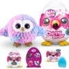 Pets Alive Chirpy Birds (OWL) By ZURU, Electronic Pet That Speaks, Giant Surprise Egg, Stickers, Comb, Fluffy Clay, Bird Animal Plush For Girls