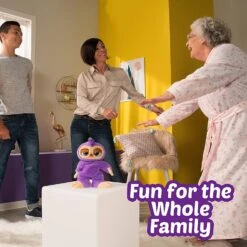 Pets Alive Fifi The Flossing Sloth Purple - 11" Interactive Animal Dancing Robotic Plush Toy With 3 Songs, Floss Dance -Cuddle House Toys Shop PetsAliveFifitheFlossingSlothPurple5