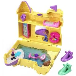 Polly Pocket Big Pocket World Sandcastle With Micro Polly & Shani Doll -Cuddle House Toys Shop PollyPocketBigPocketWorldSandcastlewithMicroPolly ShaniDoll1