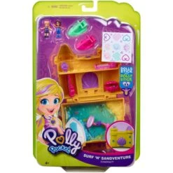 Polly Pocket Big Pocket World Sandcastle With Micro Polly & Shani Doll