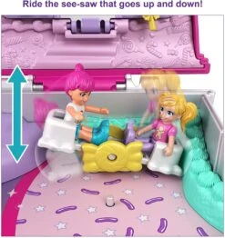 Polly Pocket Candy Cutie Gumball Compact, Gumball Theme With Micro Polly & Margot Dolls, 5 Reveals & 13 Related Accessories, Pop & Swap Feature 19 Polly Pocket Candy Cutie Gumball Compact, Gumball Theme With Micro Polly & Margot Dolls, 5 Reveals & 13 Related Accessories, Pop & Swap Feature -Cuddle House Toys Shop PollyPocketCandyCutieGumballCompact GumballThemewithMicroPolly MargotDolls 5Reveals 13RelatedAccessories Pop SwapFeature7