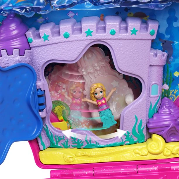 Polly Pocket Style & Sparkle Mermaid Pack For Ages 3 Years Old And Up 7 Polly Pocket Style & Sparkle Mermaid Pack For Ages 3 Years Old And Up - Image 7