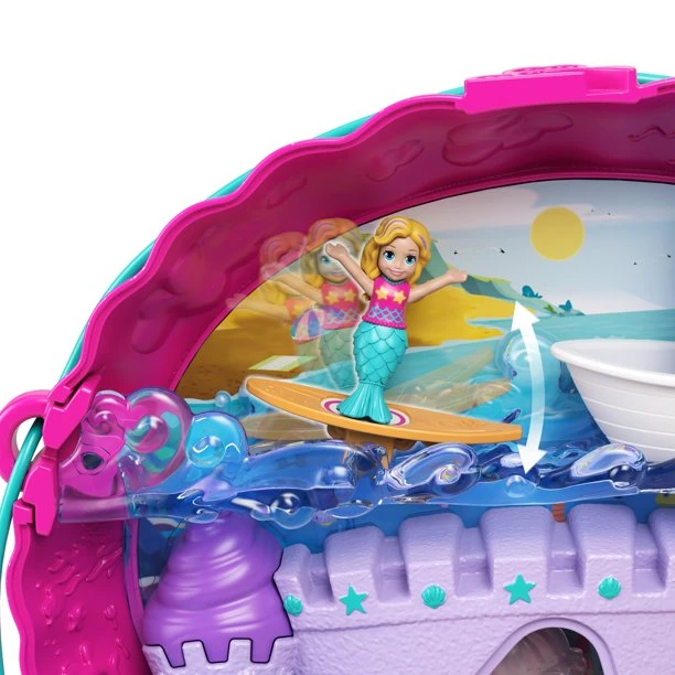 Polly Pocket Style & Sparkle Mermaid Pack For Ages 3 Years Old And Up 8 Polly Pocket Style & Sparkle Mermaid Pack For Ages 3 Years Old And Up - Image 8