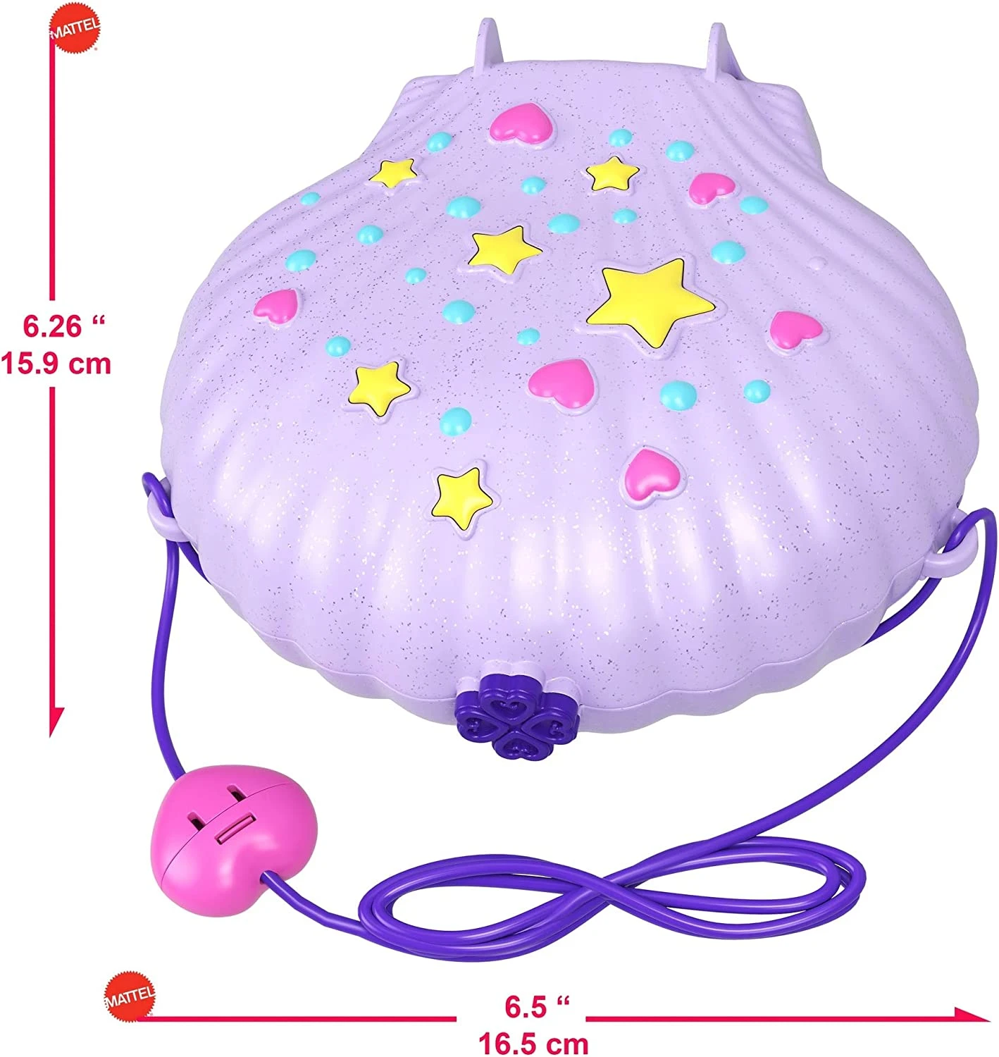 Polly Pocket Travel Toys, Purse Playset With Micro Polly And Mermaid Dolls, Accessories, Activities And Stickers, Seashell Shape 5 Polly Pocket Travel Toys, Purse Playset With Micro Polly And Mermaid Dolls, Accessories, Activities And Stickers, Seashell Shape - Image 5