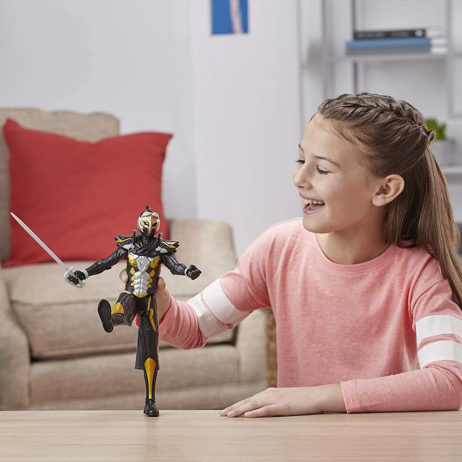 Power Rangers Beast Morphers 12" Black Cybervillain Robo-Blaze Action Figure Toy Inspired By The TV Show 5 Power Rangers Beast Morphers 12" Black Cybervillain Robo-Blaze Action Figure Toy Inspired By The TV Show - Image 5