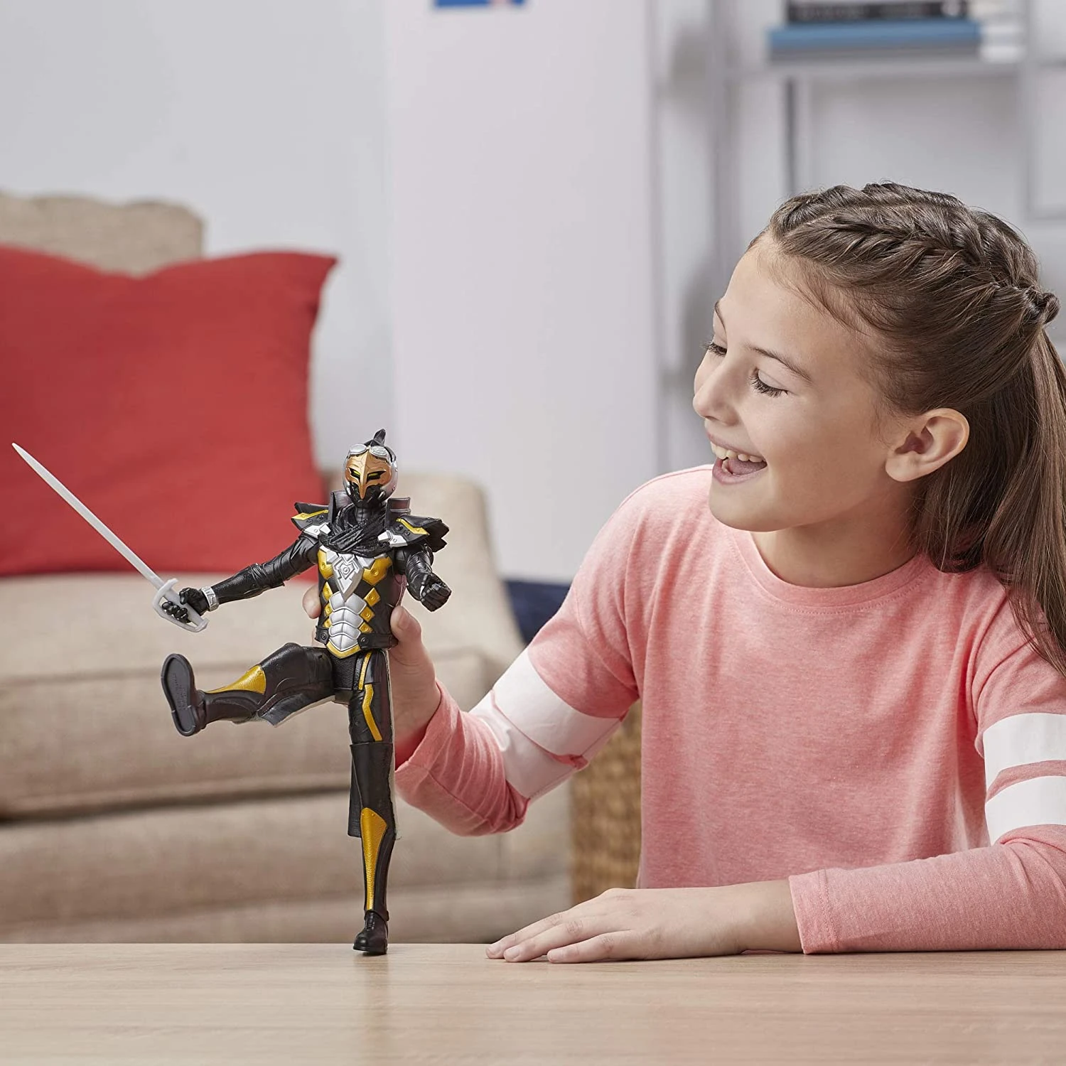 Power Rangers Beast Morphers 12" Black Cybervillain Robo-Blaze Action Figure Toy Inspired By The TV Show 6 Power Rangers Beast Morphers 12" Black Cybervillain Robo-Blaze Action Figure Toy Inspired By The TV Show - Image 6