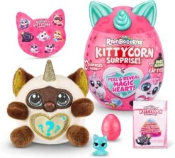 Rainbocorns Kittycorn Surprise Series 1 By ZURU, Collectible Plush Stuffed Animal, Surprise Egg - Random Style Pick -Cuddle House Toys Shop RainbocornsKittycornSurpriseSeries13