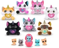 Rainbocorns Kittycorn Surprise Series 1 By ZURU, Collectible Plush Stuffed Animal, Surprise Egg - Random Style Pick -Cuddle House Toys Shop RainbocornsKittycornSurpriseSeries14