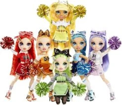 Rainbow High Cheer Violet Willow – Purple Fashion Doll With Pom Poms, Cheerleader Doll, Toys For Kids 6-12 Years Old 10 Rainbow High Cheer Violet Willow – Purple Fashion Doll With Pom Poms, Cheerleader Doll, Toys For Kids 6-12 Years Old -Cuddle House Toys Shop RainbowHighCheerVioletWillow PurpleCheerleaderFashionDoll4