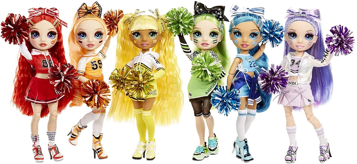 Rainbow High Cheer Violet Willow – Purple Fashion Doll With Pom Poms, Cheerleader Doll, Toys For Kids 6-12 Years Old 6 Rainbow High Cheer Violet Willow – Purple Fashion Doll With Pom Poms, Cheerleader Doll, Toys For Kids 6-12 Years Old - Image 6