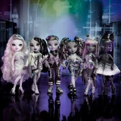 Rainbow High Shadow Series 1 Shanelle Onyx- Grayscale Fashion Doll. 2 Black Designer Outfits To Mix & Match With Accessories -Cuddle House Toys Shop RainbowHighShadowSeries1ShanelleOnyx5