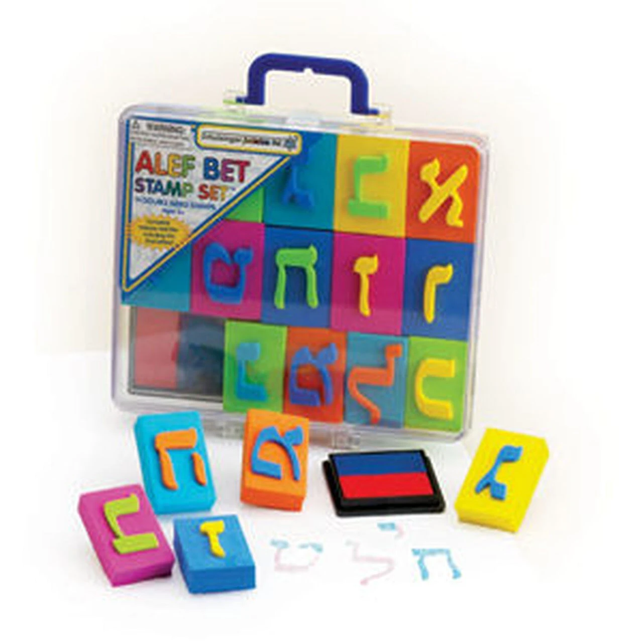Jewish Hebrew Alef-Bet Soft Stamp In Carrying Case 2 Jewish Hebrew Alef-Bet Soft Stamp In Carrying Case - Image 2