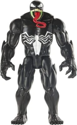 Spider-Man Maximum Venom Titan Hero Venom Action Figure - Marvel Universe, Blast Gear-Compatible Back Port, Ages 4 And Up, Black -Cuddle House Toys Shop Spider ManMaximumVenomTitanHeroVenomActionFigure InspiredbyTheMarvelUniverse BlastGear CompatibleBackPort Ages4andUp Black2