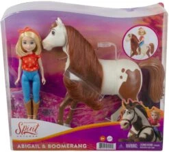 Spirit Untamed Abigail Doll (Approx.7-in) With 7 Movable Joints & Boomerang Horse (Approx.8-in) With Long Mane -Cuddle House Toys Shop SpiritUntamedAbigailDoll Approx.7 in with7MovableJoints BoomerangHorse Approx.8 in withLongMane6