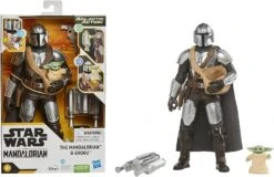 Star Wars Galactic Action The Mandalorian & Grogu Interactive Electronic 12-Inch-Scale Action Figures, Toys For Kids Ages 4 And Up -Cuddle House Toys Shop StarWarsGalacticActionTheMandalorian GroguInteractiveElectronic12 Inch ScaleActionFigures ToysforKidsAges4andUp2