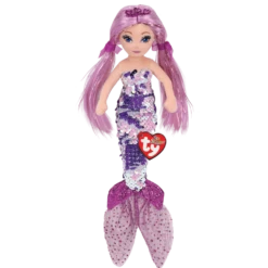 TY Sea Sequins Plush Mermaid CORA (Regular Size - 10 Inch) -Cuddle House Toys Shop TYSeaSequinsPlushMermaid CORA2