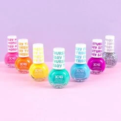 Three Cheers For Girls - Rainbow Bright Nail Polish Days Of The Week - Nail Polish Set For Girls & Teens - Includes 7 Colors - Non-Toxic -Cuddle House Toys Shop ThreeCheersforGirls RainbowBrightNailPolishDaysoftheWeek6