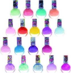 Dreamworks Trolls Non-Toxic Peel-Off Nail Polish, Deluxe Set For Kids, Some With Glitter -Cuddle House Toys Shop TownleyGirlDreamworksTrollsNon ToxicPeel OffNailPolish DeluxeSetforKids somewithGlitter2