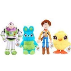 Disney-Pixar's Toy Story 4 Small Plush Assortment - Woody, Bunny, Ducky, Buzz Lightyear