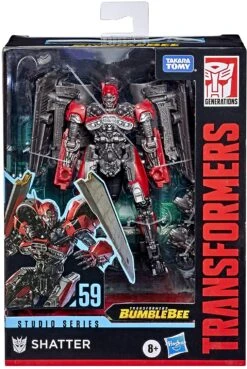 Transformers Toys Studio Series 59 Deluxe Class Bumblebee Movie Shatter Action Figure – Adults And Kids Ages 8 And Up, 4.5-inch