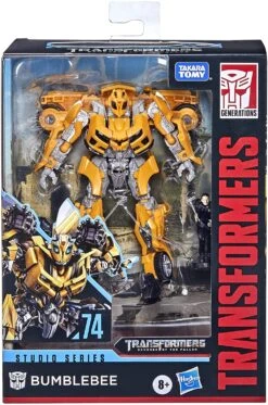 Transformers Toys Studio Series 74 Deluxe Class Revenge Of The Fallen Bumblebee & Sam Witwicky Figure