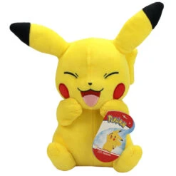 Pokemon- Select 8 Inches Plush Assortment Styles 1 Count 12 Pokemon- Select 8 Inches Plush Assortment Styles 1 Count -Cuddle House Toys Shop Wicked Cool Toys Pokemon Pikachu