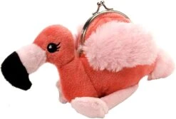 Wild Republic Clasp Purse Flamingo Plush, Plush Toy, Gifts For Kids, Cuddlekins 12 Inches