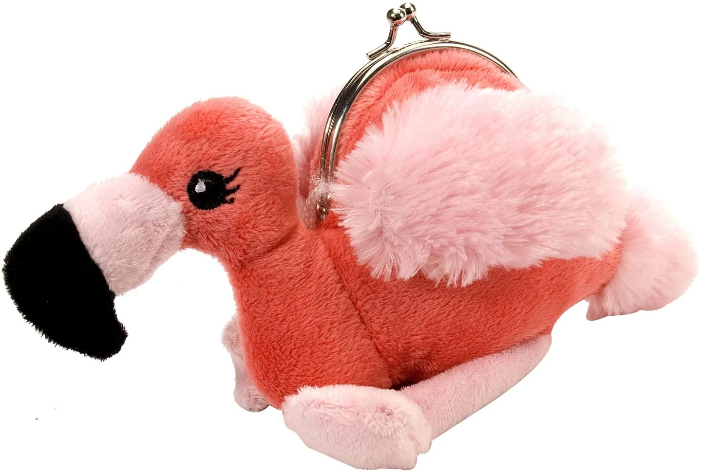 Wild Republic Clasp Purse Flamingo Plush, Plush Toy, Gifts For Kids, Cuddlekins 12 Inches 1 Wild Republic Clasp Purse Flamingo Plush, Plush Toy, Gifts For Kids, Cuddlekins 12 Inches