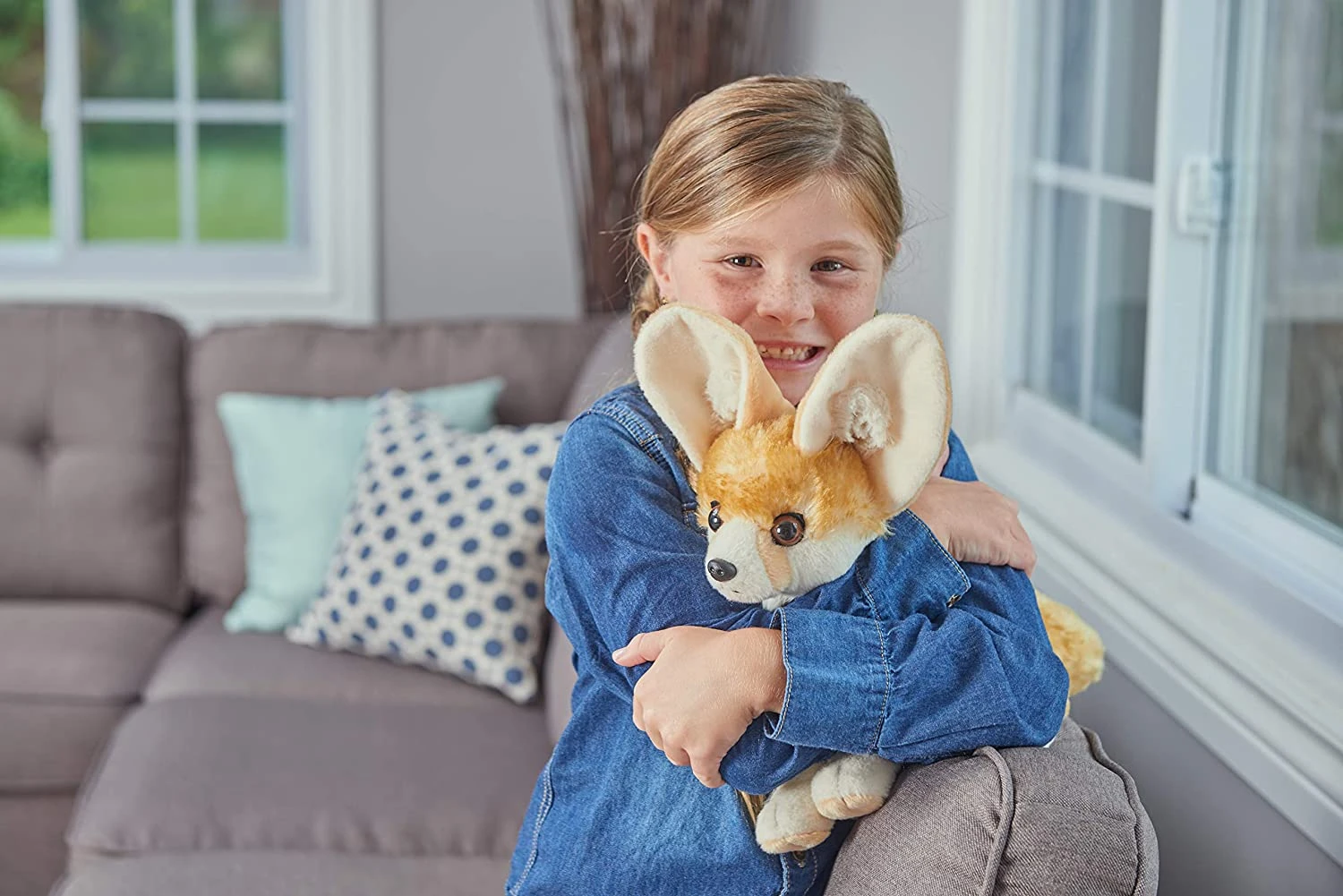 Wild Republic Cuddlekin Fennic Fox Plush - Stuffed Animal, Plush Toy, Gifts For Kids, Cuddlekins, 12 Inches 4 Wild Republic Cuddlekin Fennic Fox Plush - Stuffed Animal, Plush Toy, Gifts For Kids, Cuddlekins, 12 Inches - Image 4