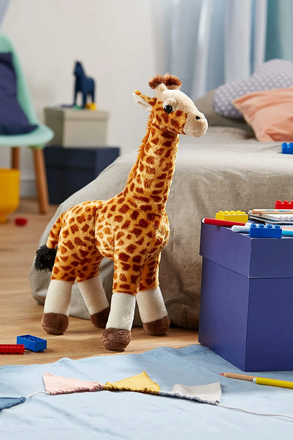 Wild Republic Large Giraffe Plush, Stuffed Animal, Plush Toy, Gifts For Kids, Cuddlekins 23 Inches 2 Wild Republic Large Giraffe Plush, Stuffed Animal, Plush Toy, Gifts For Kids, Cuddlekins 23 Inches - Image 2