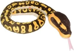 Wild Republic Snakes, Snake Plush, Stuffed Animal, Plush Toy, Gifts For Kids, Ball Python, 54" -Cuddle House Toys Shop WildRepublicSnakes SnakePlush StuffedAnimal PlushToy GiftsforKids BallPython 54inches4