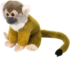 Wild Republic Squirrel Monkey Plush, Stuffed Animal, Plush Toy, Gifts For Kids, Cuddlekins 8 Inches