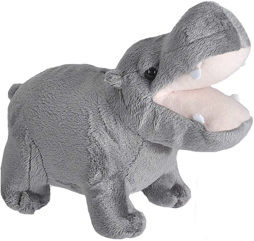 Wild Republic Wild Calls Hippo, Authentic Animal Sound, Stuffed Animal, Eight Inches, Gift For Kids, Plush Toy, Fill Is Spun Recycled Water Bottles, 8" 1 Wild Republic Wild Calls Hippo, Authentic Animal Sound, Stuffed Animal, Eight Inches, Gift For Kids, Plush Toy, Fill Is Spun Recycled Water Bottles, 8"