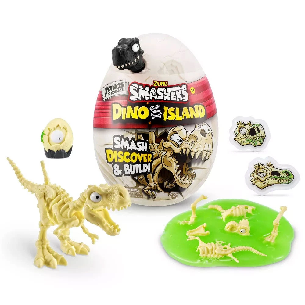 Zuru Smashers Dino Island Nano Egg Collectible Dinosaur Surprise Toy - Random Color Pick (1 Count) 2 Zuru Smashers Dino Island Nano Egg Collectible Dinosaur Surprise Toy - Random Color Pick (1 Count) - Image 2