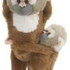 Wild Republic Squirrel Monkey With Baby Plush, Monkey Stuffed Animal, Plush Toy, Gifts For Kids, Hanging 20 Inches