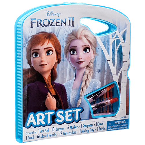 Disney Frozen 2 Character Art Tote Activity Set - 1 Art Pad, 10 Crayons, 6 Markers, 6 Colored Pencils 1 Disney Frozen 2 Character Art Tote Activity Set - 1 Art Pad, 10 Crayons, 6 Markers, 6 Colored Pencils