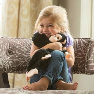 Wild Republic Squirrel Monkey With Baby Plush, Monkey Stuffed Animal, Plush Toy, Gifts For Kids, Hanging 20 Inches 5 Wild Republic Squirrel Monkey With Baby Plush, Monkey Stuffed Animal, Plush Toy, Gifts For Kids, Hanging 20 Inches - Image 5