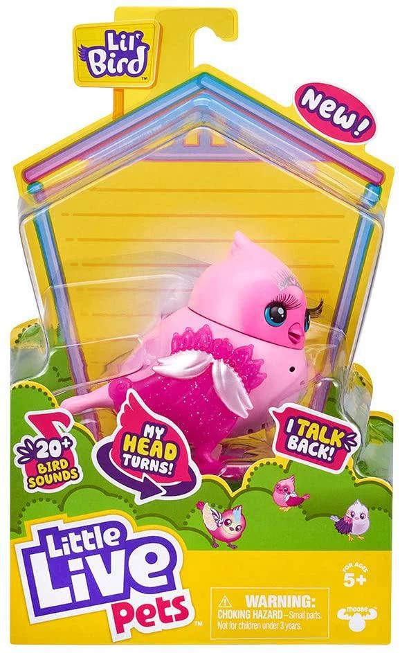 Little Live Pets Bird Pet - Tiara Tweets, Tweeterina - Interactive Pretend Play Bird Doll Toy With Sound 5 Little Live Pets Bird Pet - Tiara Tweets, Tweeterina - Interactive Pretend Play Bird Doll Toy With Sound - Image 5