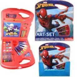 Marvel Spiderman Character Art Tote Activity Set - Marvel Art Kit & Craft Supplies