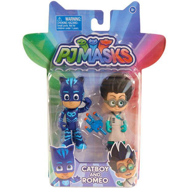 Disney Junior PJ Masks Action Figure 2-Pack Light-Up Assortment: Catboy & Romeo, Gekko Vs. Night Ninja, Owlette Vs. Luna Girl 3 Disney Junior PJ Masks Action Figure 2-Pack Light-Up Assortment: Catboy & Romeo, Gekko Vs. Night Ninja, Owlette Vs. Luna Girl - Image 3