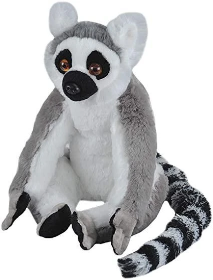 Wild Republic Ring Tailed Lemur Plush, Stuffed Animal, Plush Toy, Kids Gifts, Cuddlekins, 8 Inches 2 Wild Republic Ring Tailed Lemur Plush, Stuffed Animal, Plush Toy, Kids Gifts, Cuddlekins, 8 Inches - Image 2