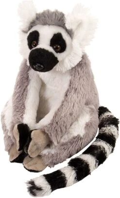 Wild Republic Ring Tailed Lemur Plush, Stuffed Animal, Plush Toy, Kids Gifts, Cuddlekins, 8 Inches