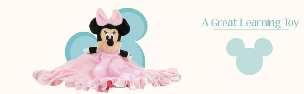 Disney Baby Minnie Mouse Plush Stuffed Animal Snuggler Blanket - Pink 11 Disney Baby Minnie Mouse Plush Stuffed Animal Snuggler Blanket - Pink - Image 11